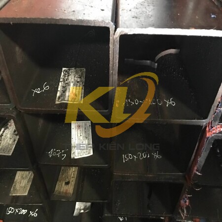 THÉP HỘP CHỮ NHẬT 150X200X6MM, THÉP HỘP ĐEN 150X200X6LY
