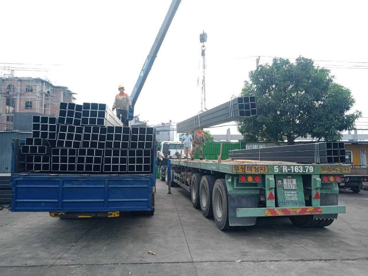 THÉP HỘP 75X150X4MM, THÉP HỘP CHỮ NHẬT 75X150X4LI